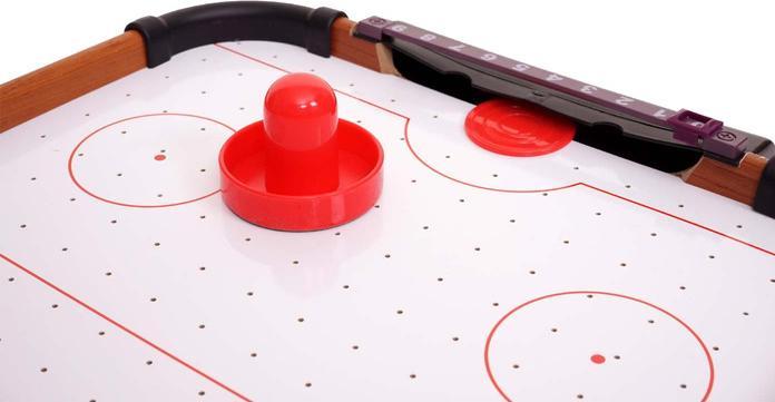 Immagine prodotto Mendler Mini Air Hockey, gioco da tavolo air hockey con accessori, legno 56x30x10cm