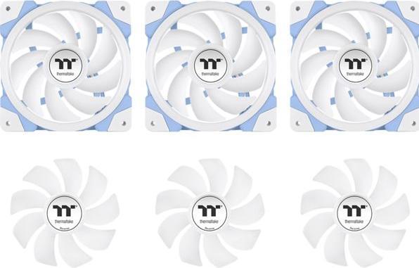 Image du produit Thermaltake Lot De 3 Ventilateurs De Boitier Swafan Ex Sync - 12cm (Bleu) (120 mm, 3 x)