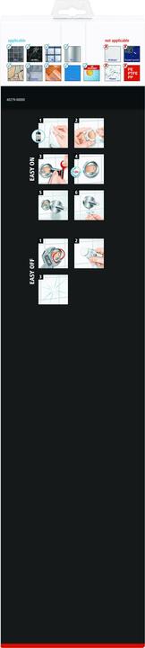 Actual product image tesa LOXX bath towel rail with two arms incl. adhesive solution without drilling