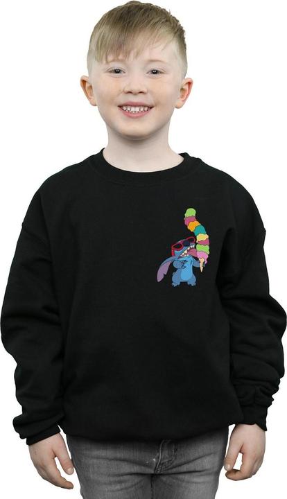 Actual product image Disney Boys Lilo And Stitch Ice Cream Sweatshirt (140, 146)