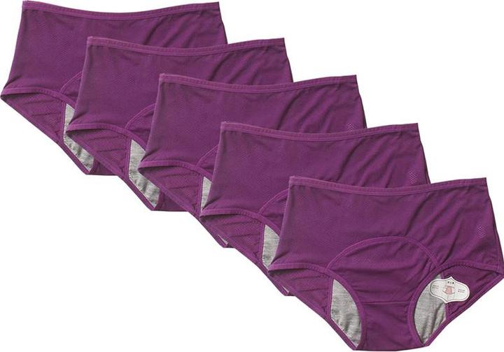 Produktbild Bonbon Rose 5er-Pack hohe Menstruationshöschen (XS)