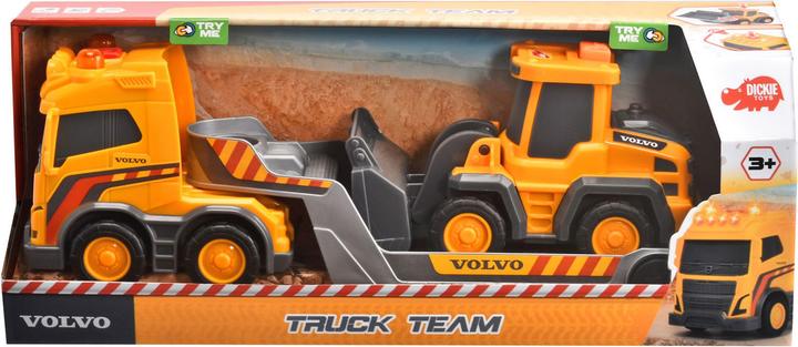 Immagine prodotto Dickie Squadra di camion Volvo con escavatore
