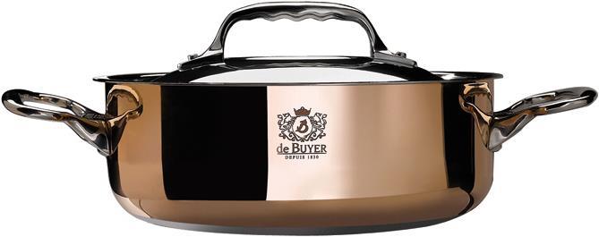 Image du produit de Buyer prima matera (28 cm, Cocotte + faitout, Cuivre, Acier inoxydable)