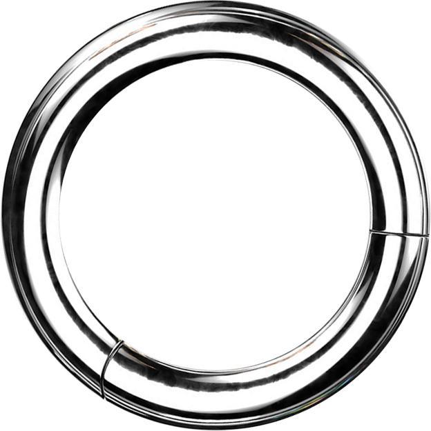Produktbild Star Piercing Segmentring klappbar silber (ohne Messing, Titan G23)