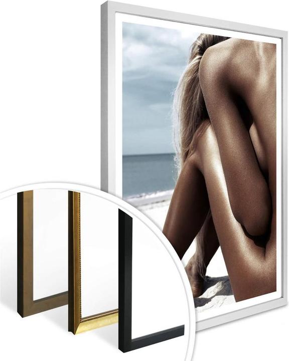 Actual product image Trenddeko Naked on the beach (60 x 80 cm)