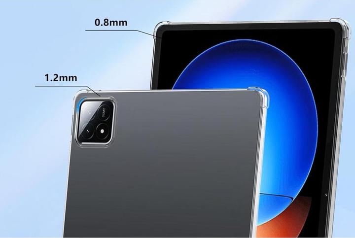 Actual product image Screenguard Crystal Soft Airbag Bumper (Xiaomi Pad 6s Pro)
