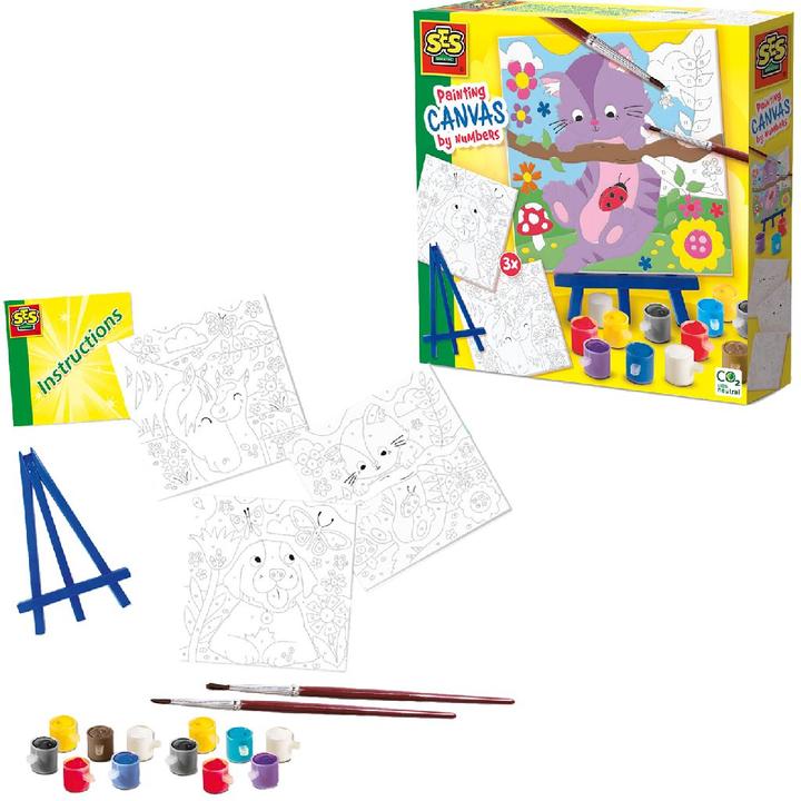 Actual product image Ses Painting by Numbers Canvas - Pets