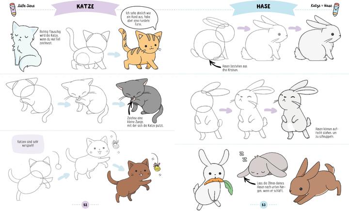 Immagine prodotto Kawaii 450 süsse Sachen zeichnen (Tedesco, Angela Nguyen, 2018)
