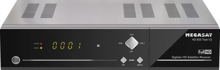 Produktbild Megasat HD 935 Twin V3 1TB Schwarz (1000 GB, DVB-S2, Twin DVB-C, Festplatte)