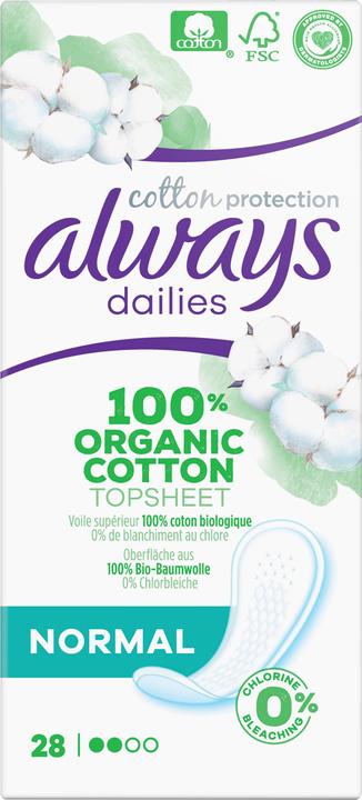 Always Cotton Protection (28 x, Slipeinlagen)