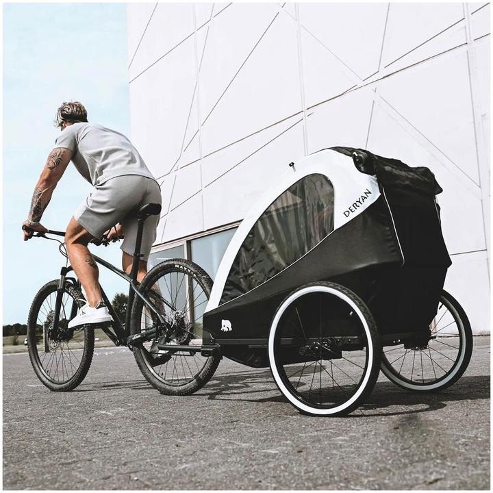 Image du produit Deryan 3in1 Fahrradanhänger für 2 Kinder