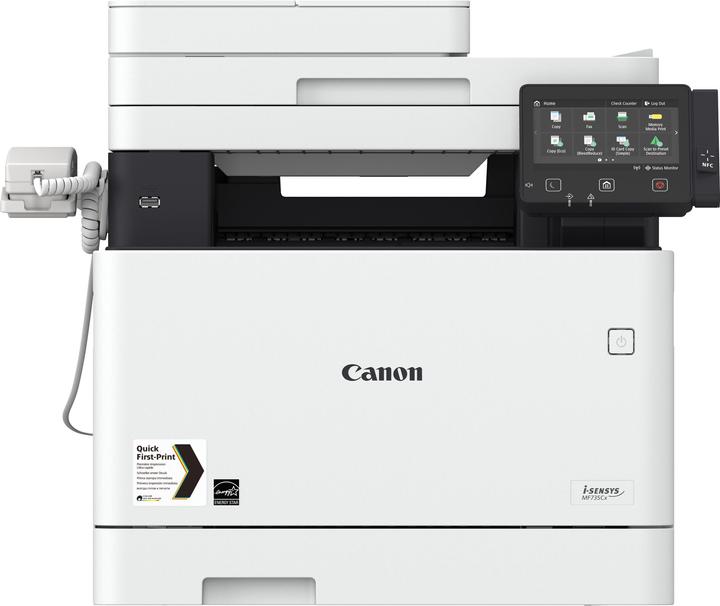 Canon i-SENSYS MF735Cx A4 Stampante laser a colori MFP stampa copia e scansione fax (Laser, Bianco e nero)