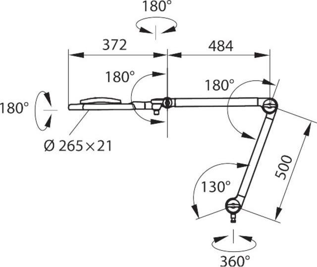 Produktbild Waldmann TEVISIO ESD, RLLQ 48/2 AR (750 lm)