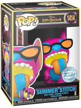 Image du produit Funko POP! Disney Lilo et Stitch - Summer Stitch Lumière Noire Exclusive