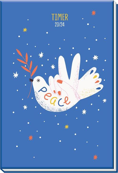 Produktbild Schülerkalender Specials mit Wattierung Peace 23/24 (Harter Einband, Deutsch)