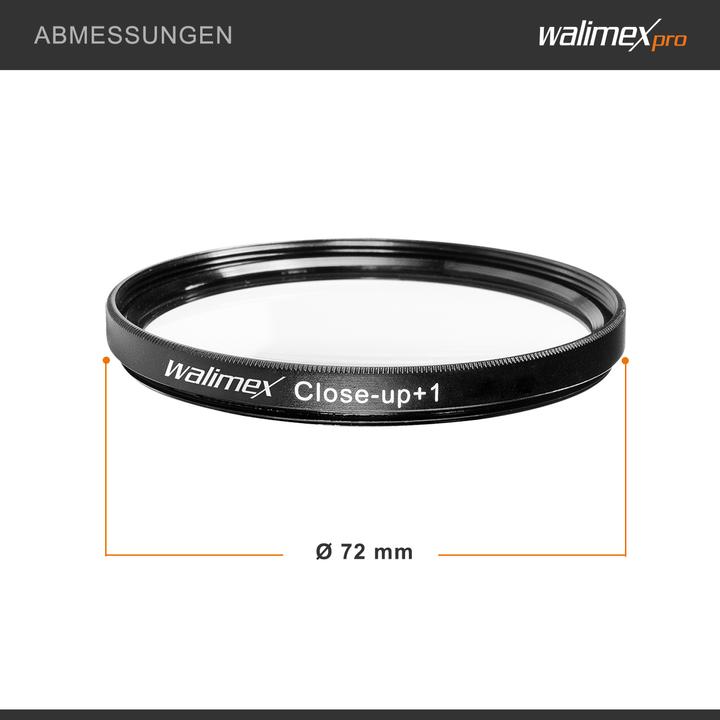 Actual product image Walimex Close up macro lens set 72 mm (72 mm, Close-up lens)
