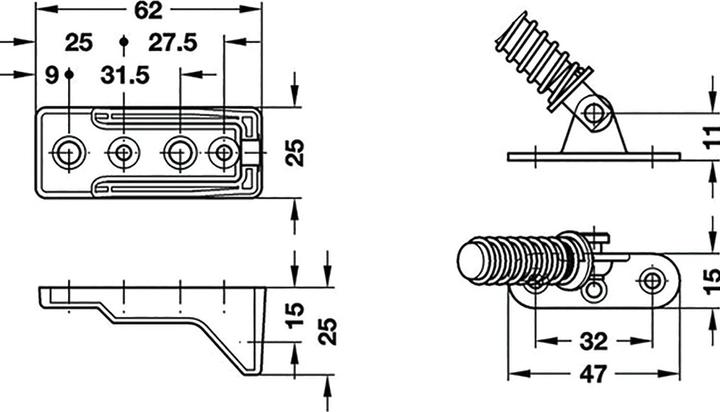 Actual product image OK-Line Tilt fitting Flap-Ex (1 pcs.)