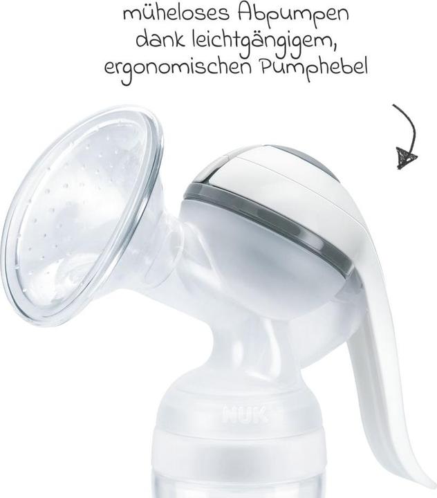 Produktbild NUK Milchpumpen Premium Still-Set Basic 7-tlg. - Handmilchpumpe