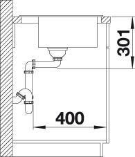Actual product image Blanco Zenar 5 S (Top-mounted sink, 91.50 cm, 51 cm)