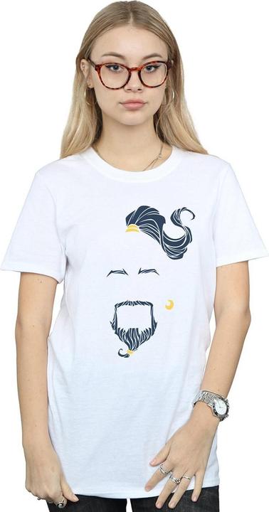 Immagine prodotto Disney Aladdin Movie Genie Blue Face Maglietta Ampia Donna (4XL)