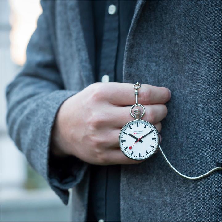 Produktbild Mondaine Taschenuhr (Analoguhr, Taschenuhr, Swiss Made, 43 mm)