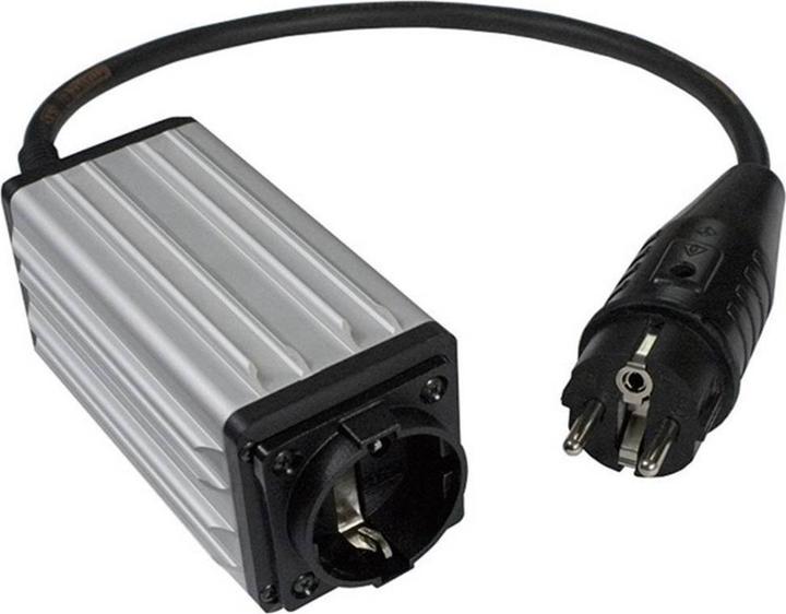 Produktbild Schabus 300116 Anlaufstrombegrenzer Schwarz, Aluminium IP54