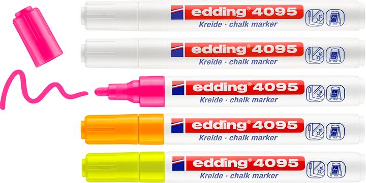 Produktbild Edding Window Marker 4095 (Mehrfarbig, 3 mm, 5 x)