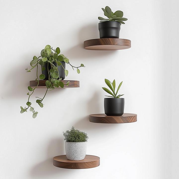 Immagine prodotto Hanah Home Vibe Four Decorative Wooden Wall Shelf