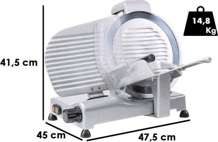 Produktbild RGV Desy AF 300 F Elektrische Schneidemaschine 180 W Aluminium Grau
