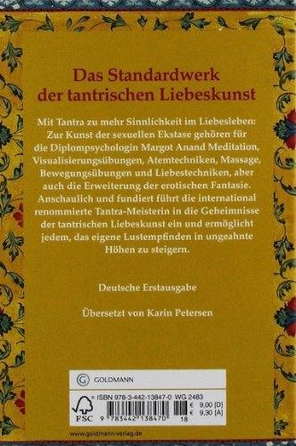Immagine prodotto Tantra oder die Kunst der sexuellen Ekstase (Tedesco, Margot Anand, 1995)