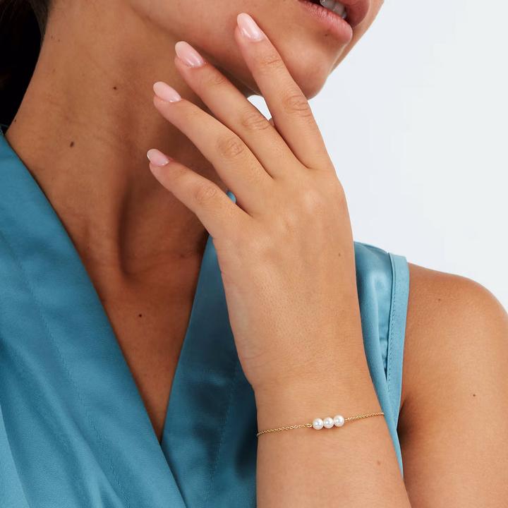 Produktbild Morellato Delicate gold-plated bracelet Perla SAWM05 (19 cm, Silber 925)