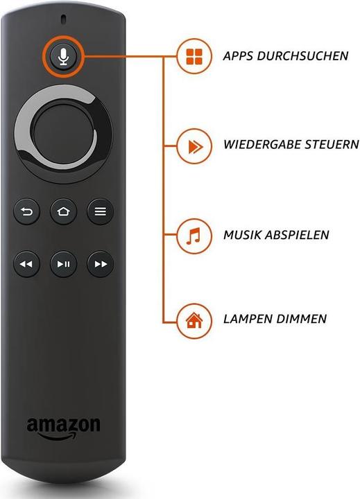Produktbild Amazon Fire TV Stick mit Alexa Sprachfernbedienung (8 GB)