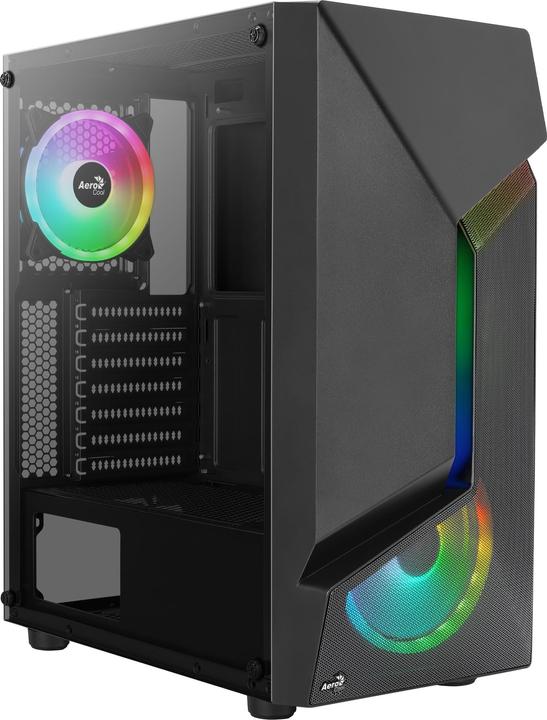 Produktbild AeroCool Scape-G-BK-v3 Midi-Tower, Tempered Glass, ARGB (ATX, mATX, Mini-ITX)