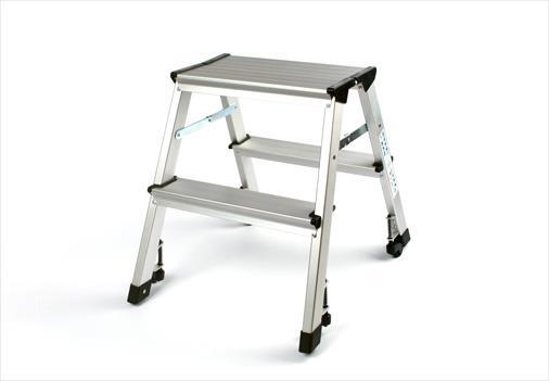 Actual product image Wedo Stepladder with castors, aluminium (Stepladder, 50 cm)