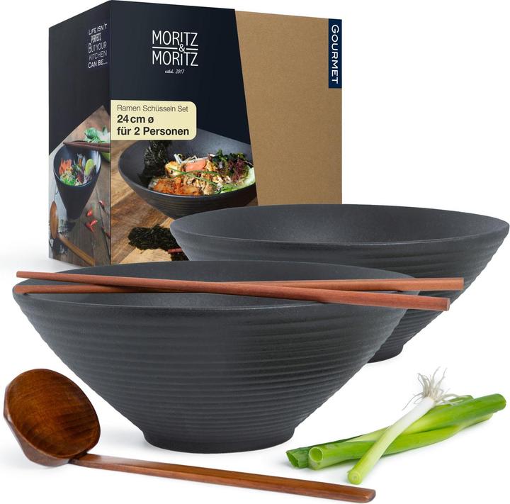 Produktbild Moritz & Moritz Schalen mit Essstäbchen (24 cm, 0.70 l, 2 x)