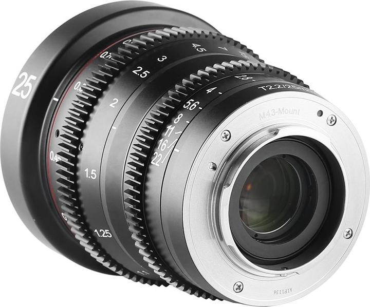 Produktbild Meike 25mm T2.2-22 MFT Cine Lens (Micro Four Thirds, APS-C / DX)