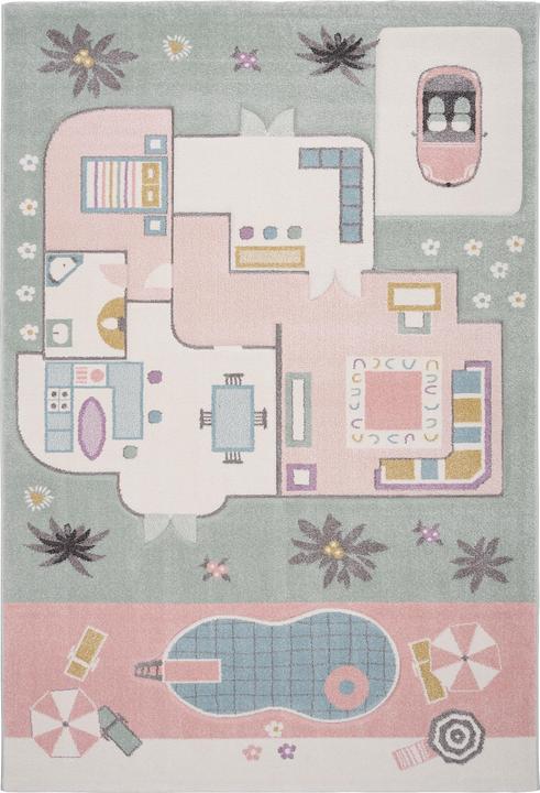 Produktbild Pergamon Kinder Teppich Maui Kids Spielhaus (200 x 290 cm)