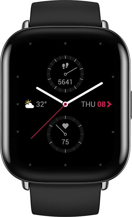 Image du produit Zepp E Smartwatch carrée Polar Night Black bracelet en cuir (43.30 mm)