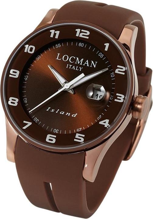 Produktbild Locman Italy Herrenuhr Island braun Ref. 0600 (Analoguhr, 40 mm)