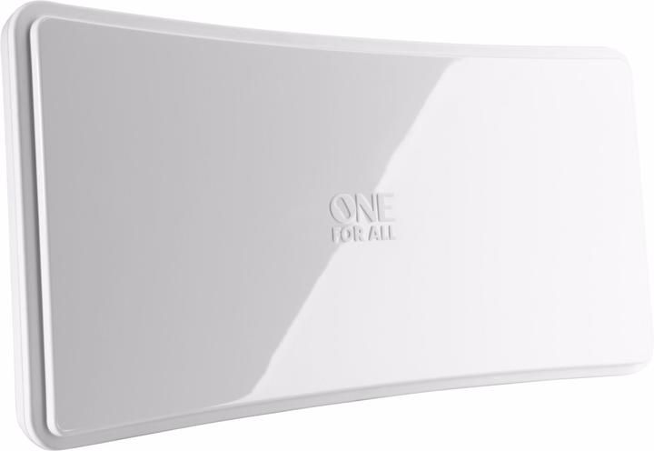 Actual product image One for All DVB-T2 Curved antenna 5G wht (Flat antenna, 42 dB, DVB-T / -T2)