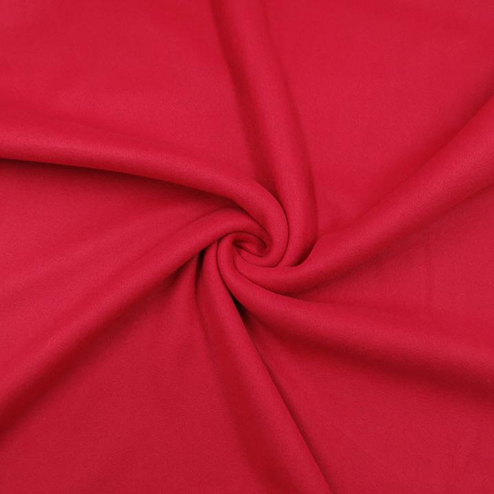 Actual product image Stoffrestposten Premium fleece - Wine red - Minimum order quantity: 1 metre