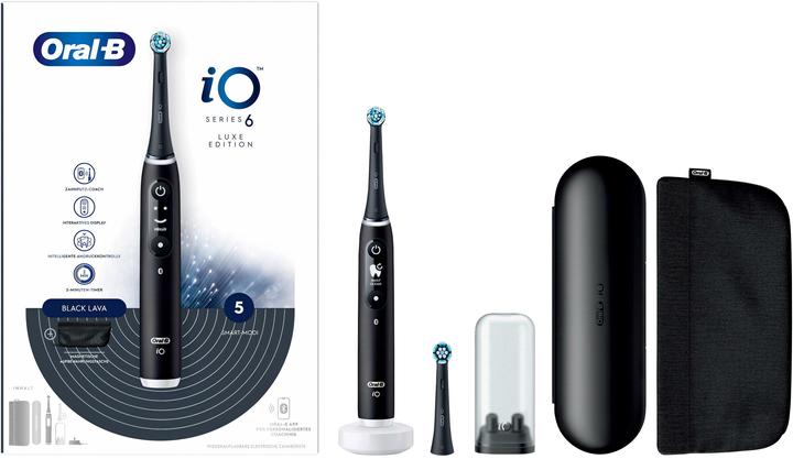 Actual product image Oral-B iO Series6 Black Lava (Oscillating toothbrush)