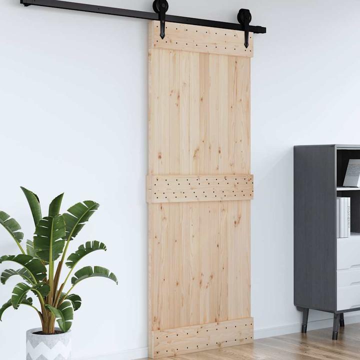 Immagine prodotto VidaXL Scheunentür 80x210 cm Massivholz Kiefer