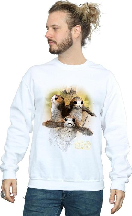 Immagine prodotto Star Wars The Last Jedi Porgs Brushed Felpa Uomo (XXL)