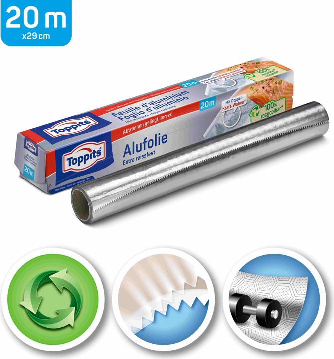 Image du produit Toppits feuille d'aluminium (1 x)