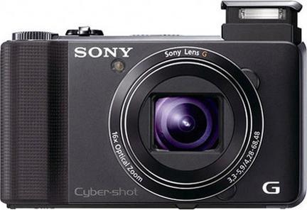 Produktbild Sony DSC-HX9V, 16 MP, 16x WW-Zoom, 3D, GPS, FullHD, Schwarz