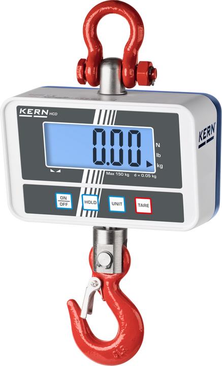 Produktbild Kern HDB 10K-2XL Hängewaage Wägebereich (max.) 15 kg Ablesbarkeit 10 g mehrfarbig (HDB 10K-2XL)