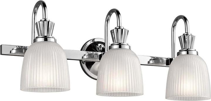 Immagine prodotto Elstead Lighting Cora Lampada da parete a LED G9 triplo cromo lucido IP44 (960 lm, G9)