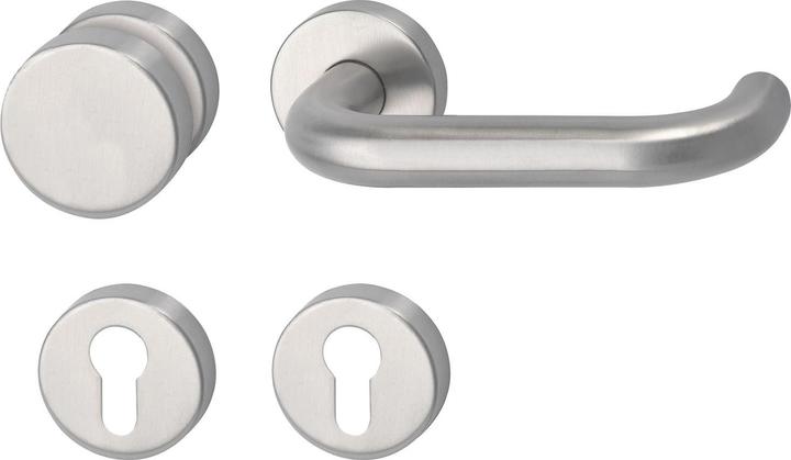 Marchesi HARMONIE FH lever handle set - on rose PZ, VK 8/8.5, - 65, edst. left. (Door set)
