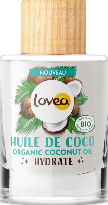 Lovea Kokosöl Bio feuchtigkeitsspendend Öl (Körpermilch, 50 ml)